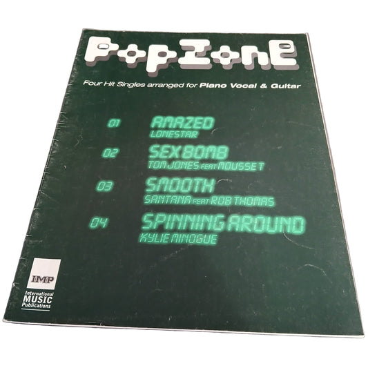 Pop Zone Four Hit Singles Arranged for Piano, Vocal, Guitar - 1859099513