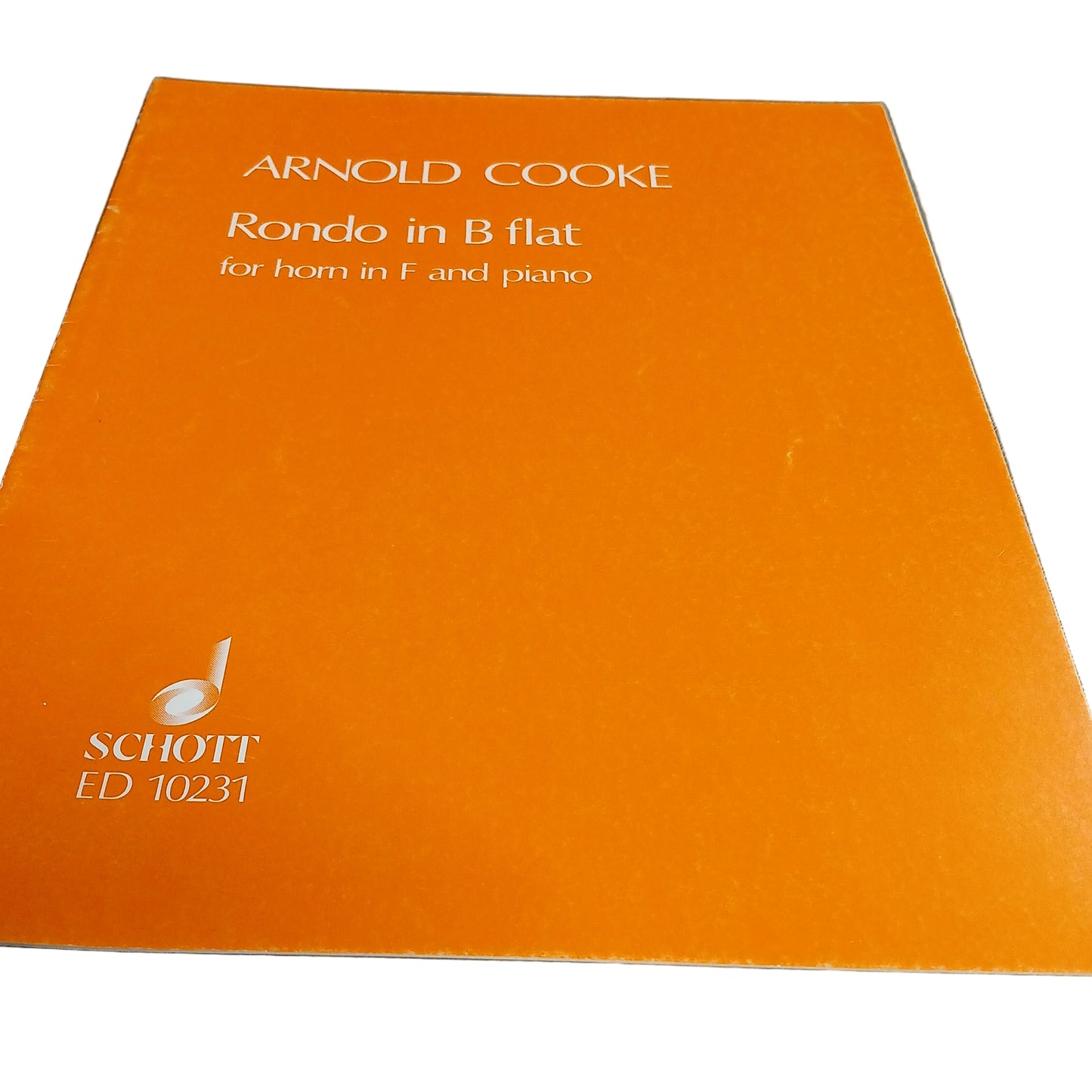 Rondo in B Flat for Horn in F & Piano - Arnold Cooke - ED 10231