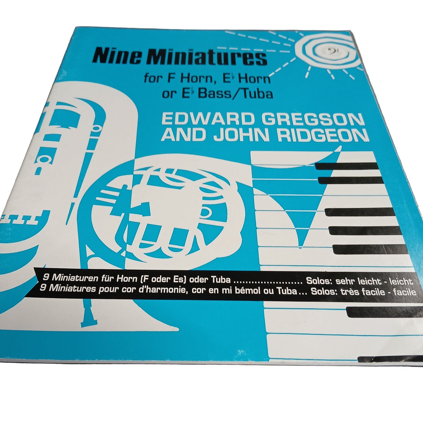 Nine Miniatures for F Horn Eb HORN OR Eb BASS / TUBA - Gregson & Ridgeon - 9790570270804