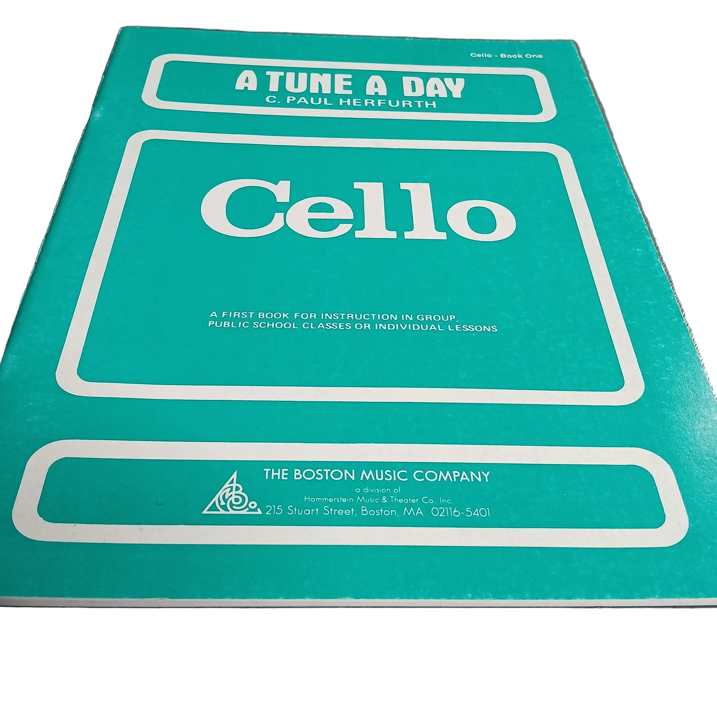 A Tune a Day Cello Book One - C. Paul Herfurth
