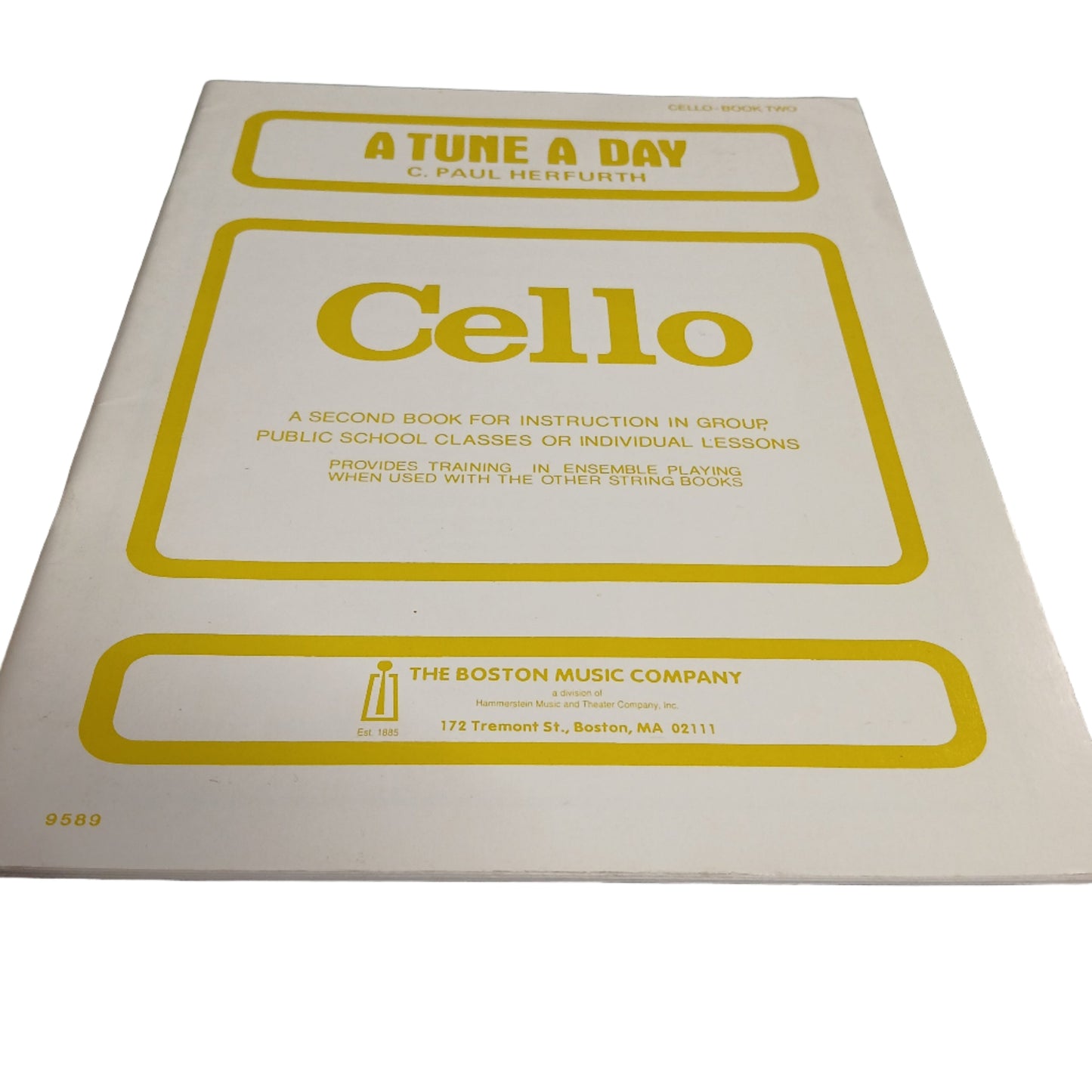 A Tune a Day Cello Book Two - C. Paul Herfurth