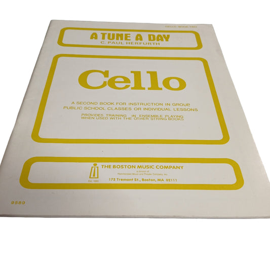 A Tune a Day Cello Book Two - C. Paul Herfurth