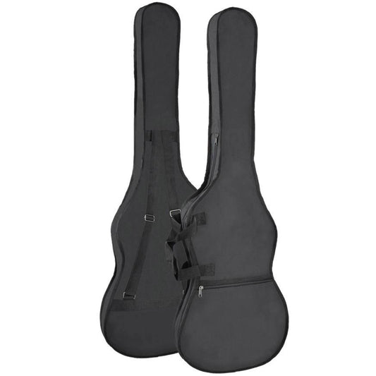 Electric Bass Guitar Gig Bag With Large Pocket - Black