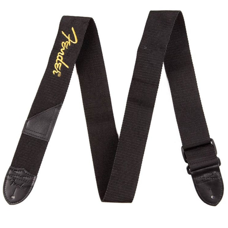 Fender Guitar Strap Pick Pocket & Gold Logo