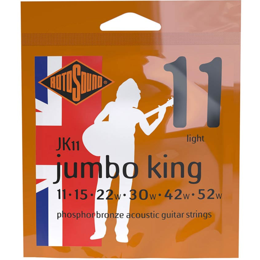 Acoustic Guitar Strings 11-52 Phosphor Bronze - RotoSound JK11