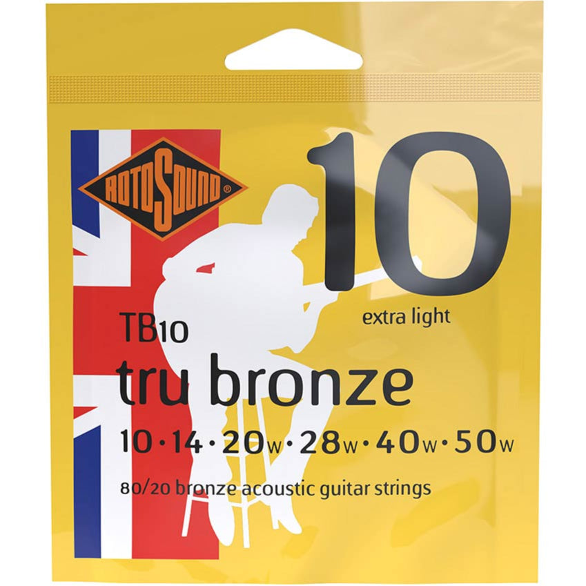 Acoustic Guitar Strings 10-50 Tru Bronze - RotoSound TB10