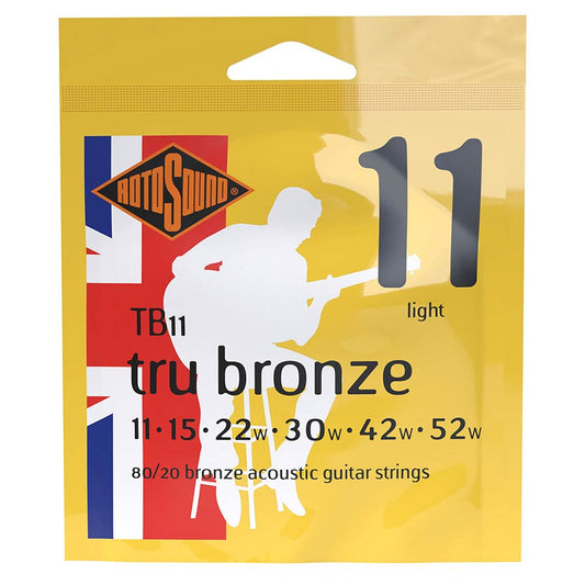 Acoustic Guitar Strings 11-52 Tru Bronze - RotoSound TB11