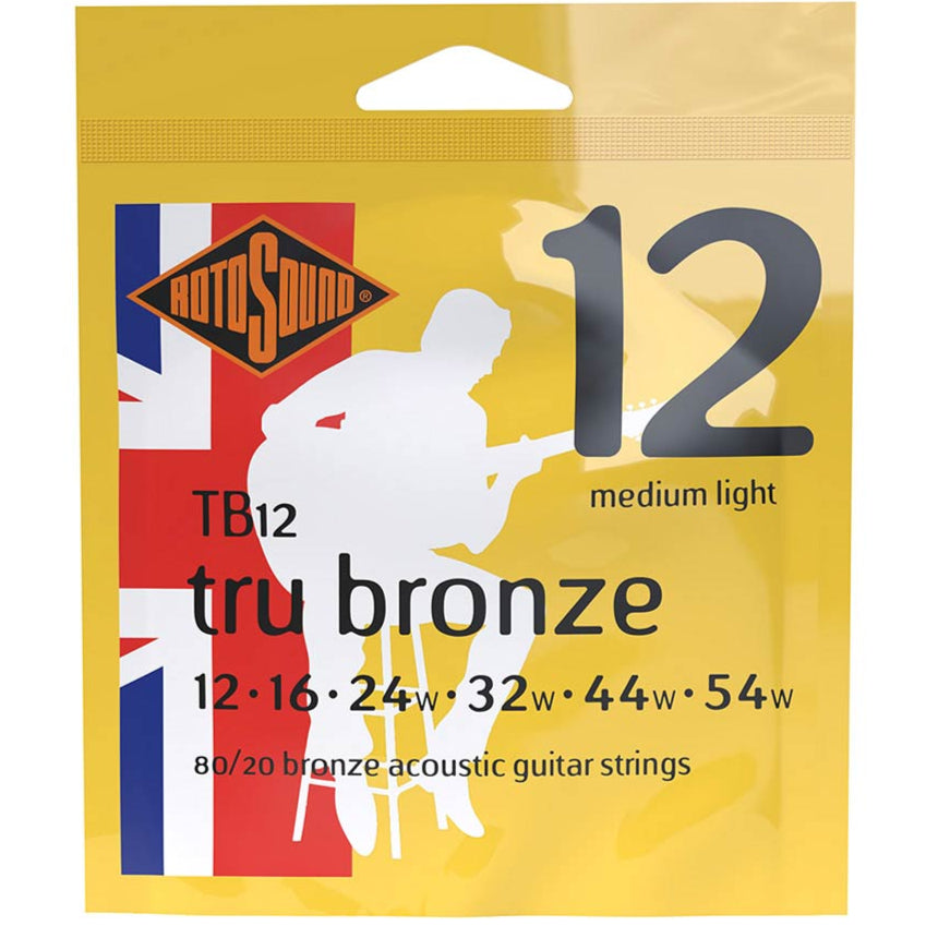 Acoustic Guitar Strings 12-54 Tru Bronze - RotoSound TB12
