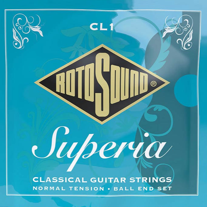 Classical Guitar Strings Superia Nylon & Silver (Ball End) - RotoSound CL1
