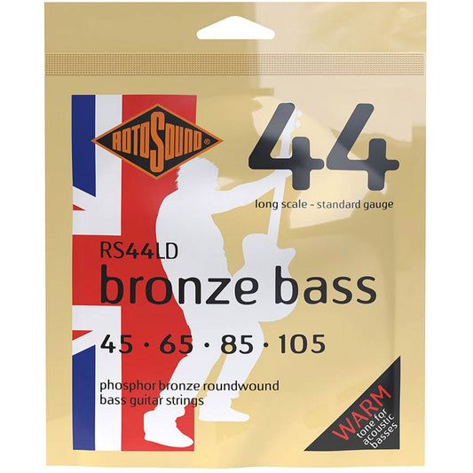 Rotosound Bronze Bass Acoustic Bass Guitar String Set 45-105 - RS44LD