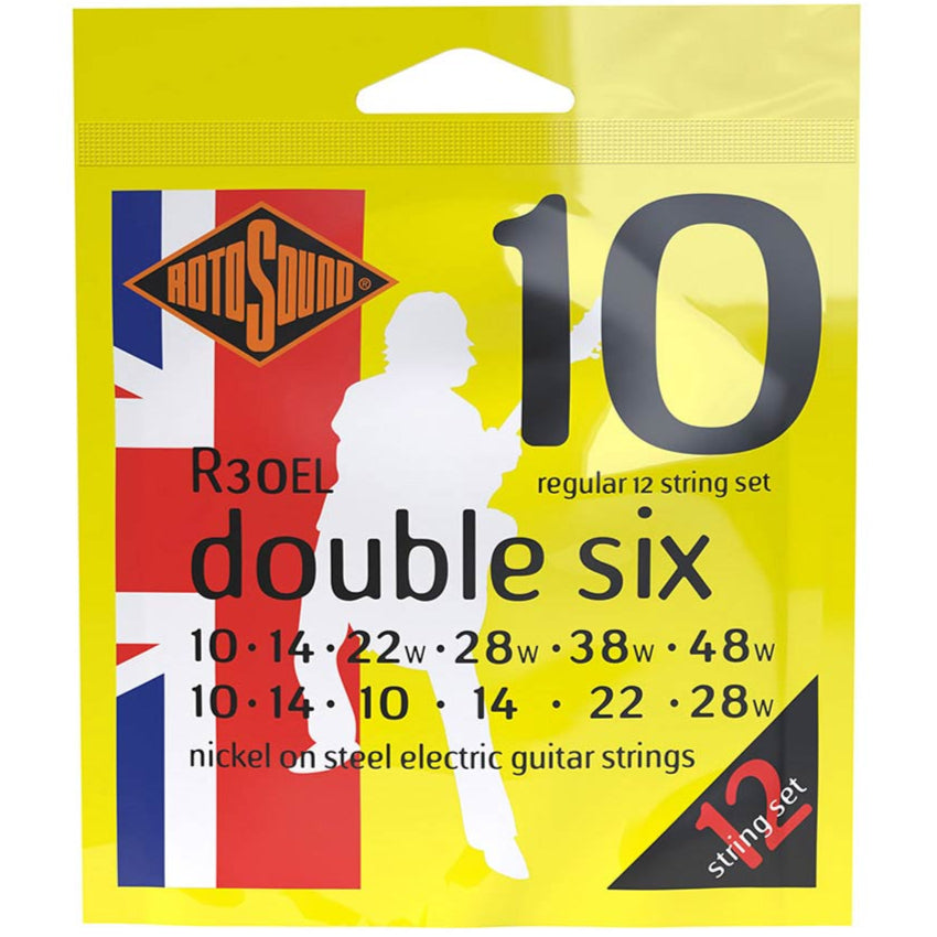 Rotosound 12 String Electric Guitar Set - Double Six Regular