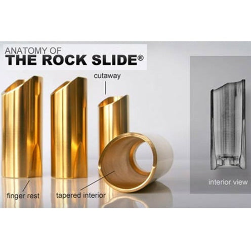 Rock Slide Polished Nickel Plated Brass - Large