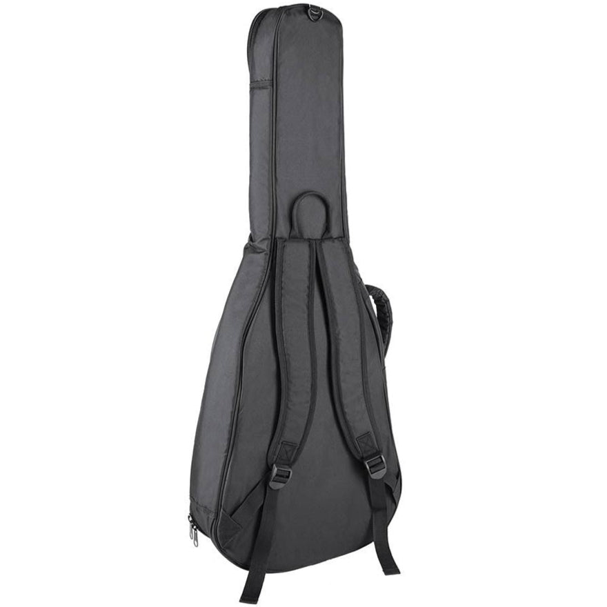 Acoustic Guitar Gig Bag Padded With Large Pocket - Black