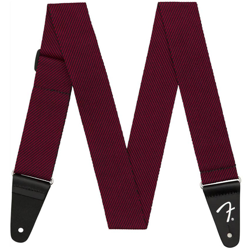 Fender Modern Tweed Guitar Strap - Red & Black