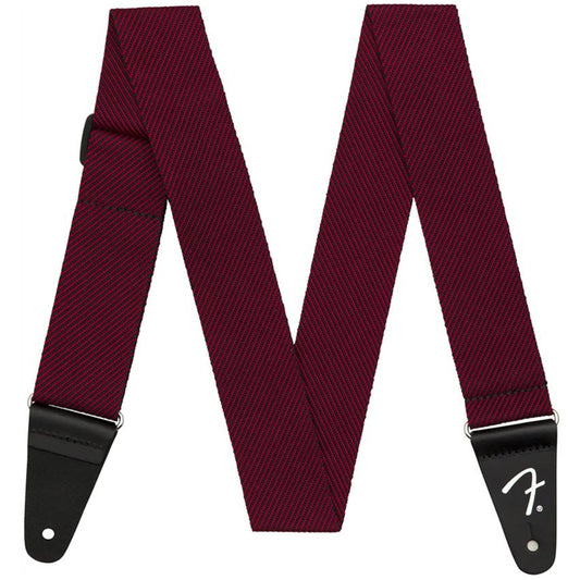 Fender Modern Tweed Guitar Strap - Red & Black