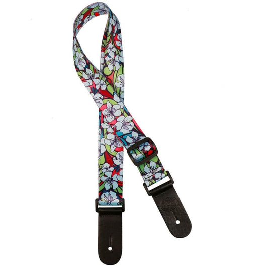 Gaucho Ukulele Strap With Leather Ends - GSTU-80-BU