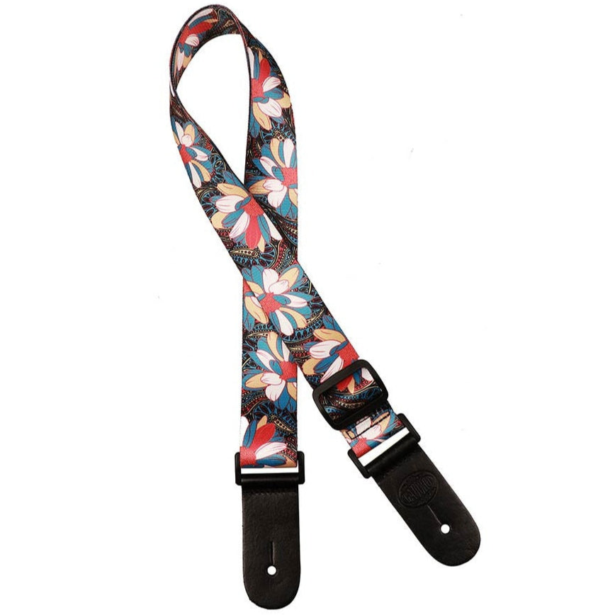 Gaucho Ukulele Strap With Leather Ends - GSTU-80-MC