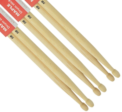 Maple Drumsticks 5B WOOD TIP Bundle of 3 Pairs