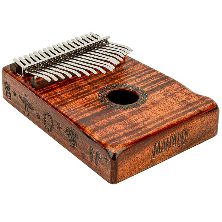Mahalo Kalimba Koa Design With Carry Case