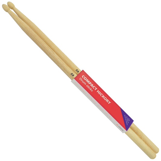 Hickory Drumsticks 5A WOOD TIP Compact Pair - Chord H5AWC