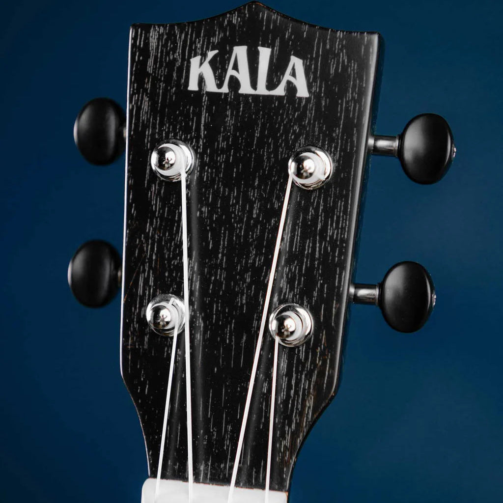 Kala All Solid Salt & Pepper Doghair Mahogany Electro Baritone Ukulele