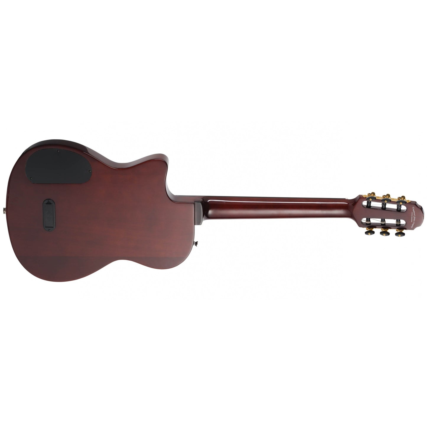 Tanglewood Thinline Electro Acoustic Classical Guitar - Black EMDC8BK