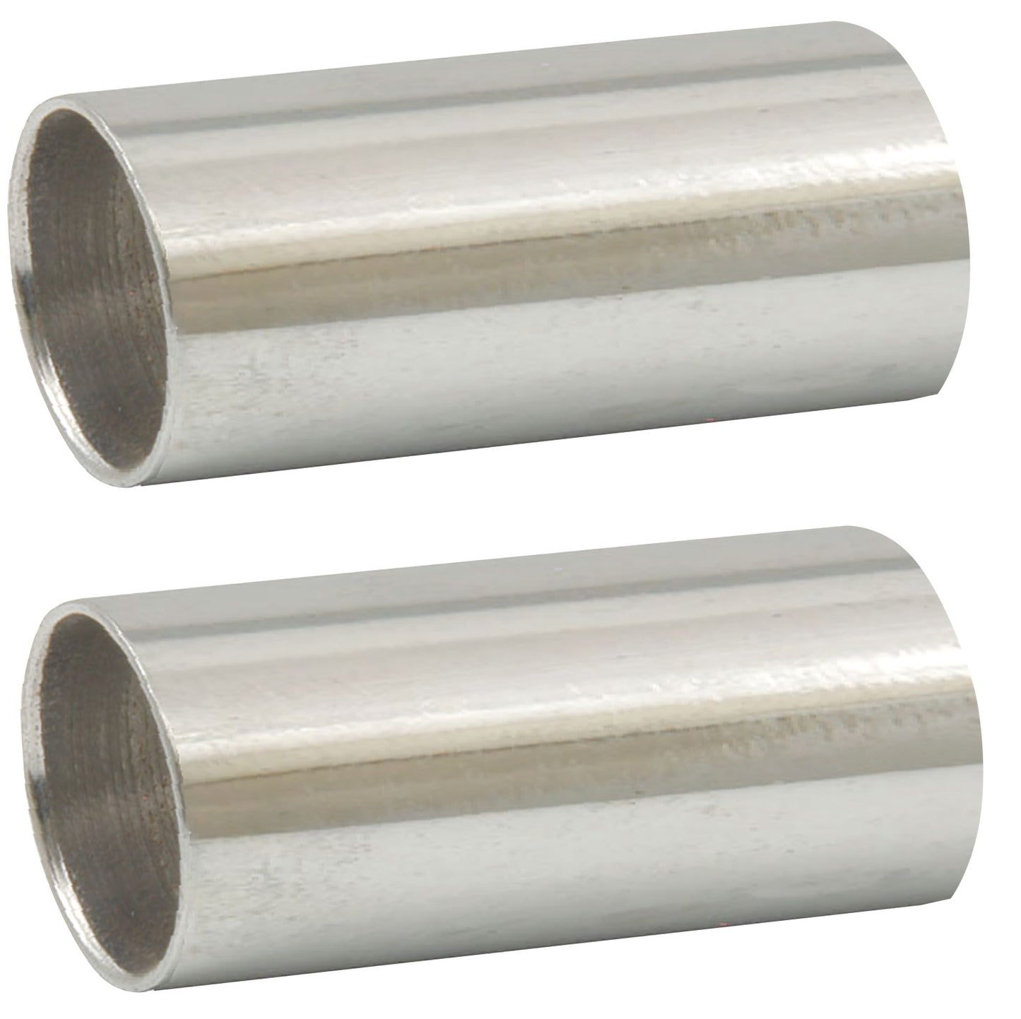 Steel Guitar Slide x2 Chrome plated JAZZ / BLUES / ROCK / LAP STEEL