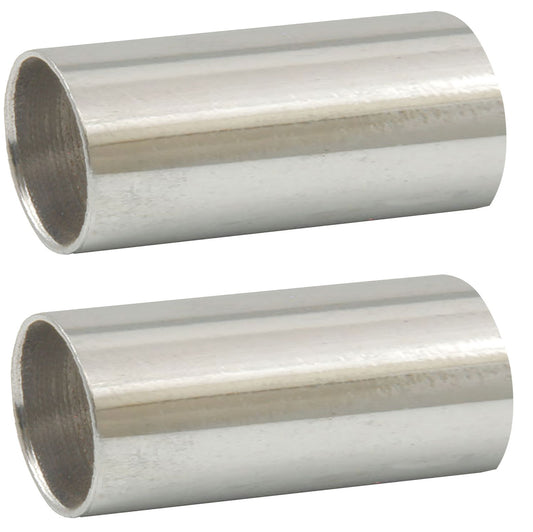 Steel Guitar Slide x2 Chrome plated JAZZ / BLUES / ROCK / LAP STEEL
