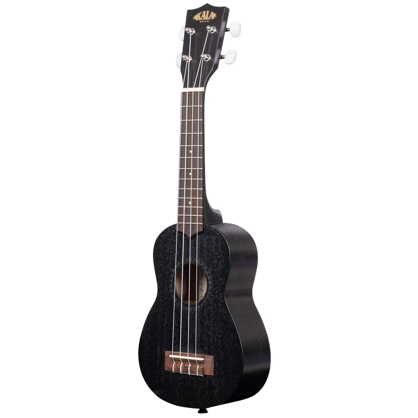 Kala Brand Mahogany Soprano Ukulele - Black Satin