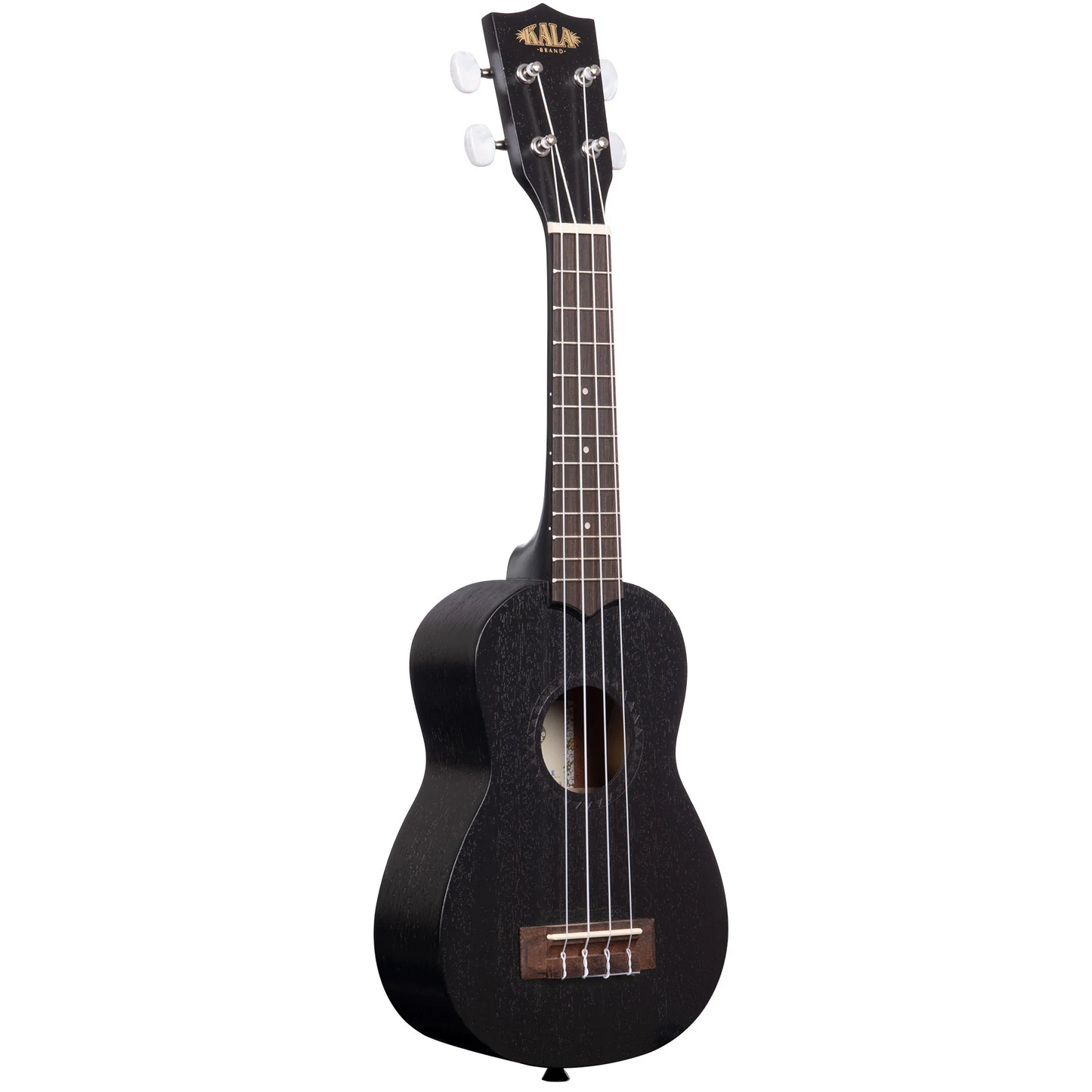 Kala Brand Mahogany Soprano Ukulele - Black Satin