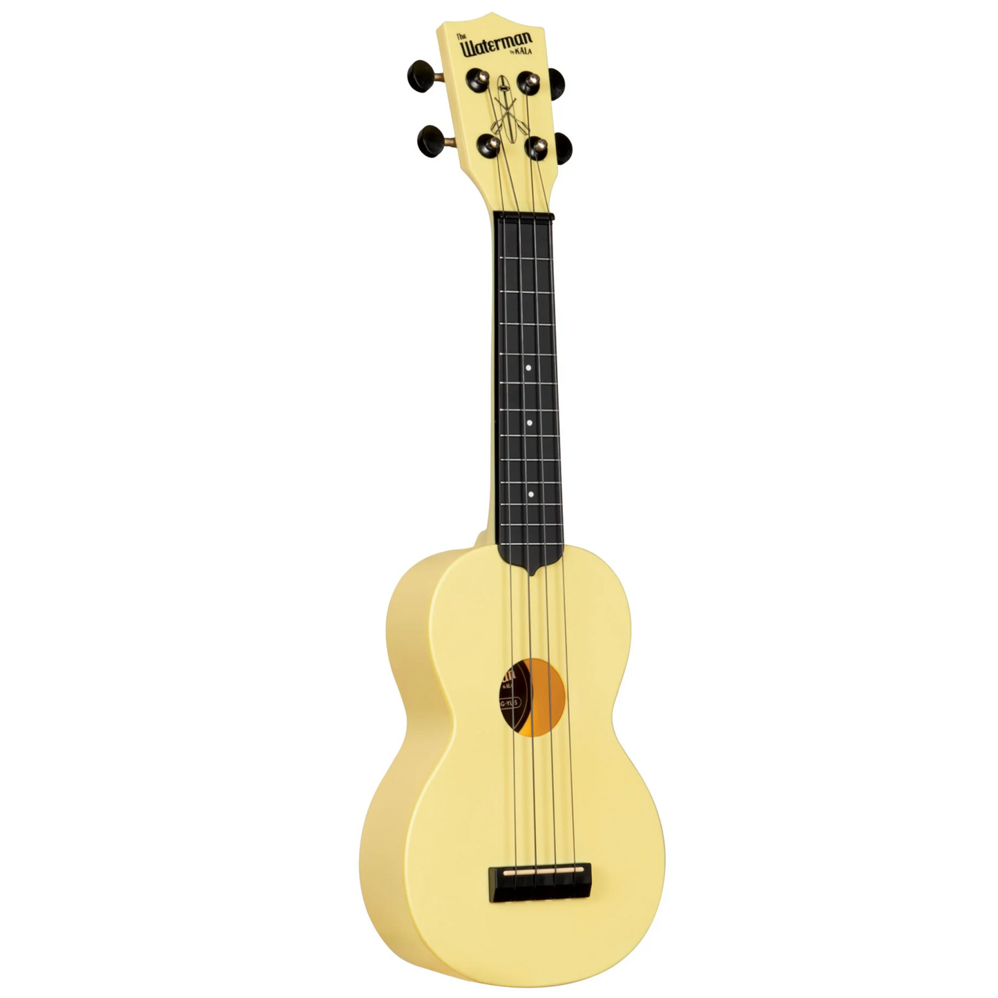 Kala Waterman Glow-in-the-Dark Soprano Ukulele - Starlight Yellow