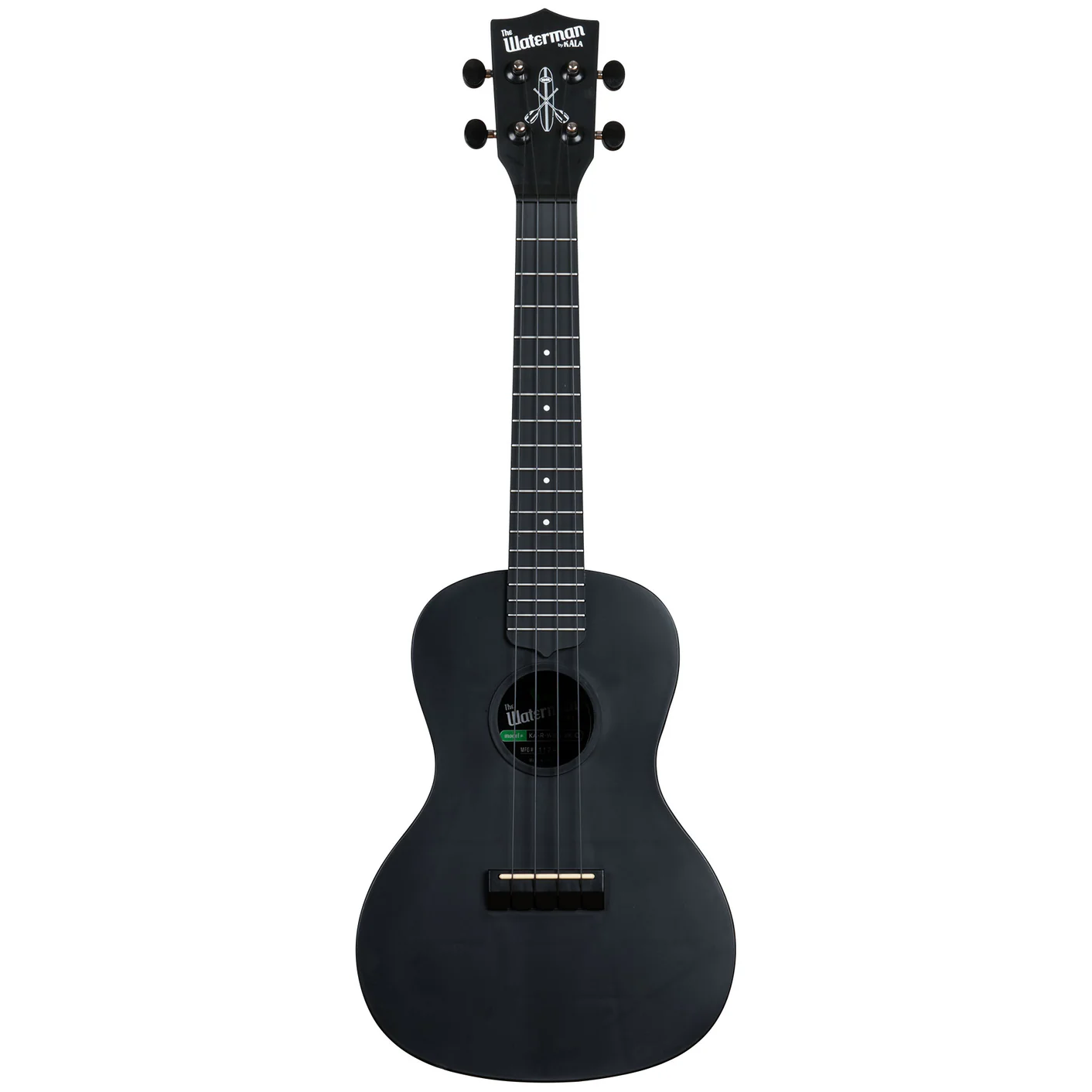 Kala Waterman Concert Ukulele - Black Sand