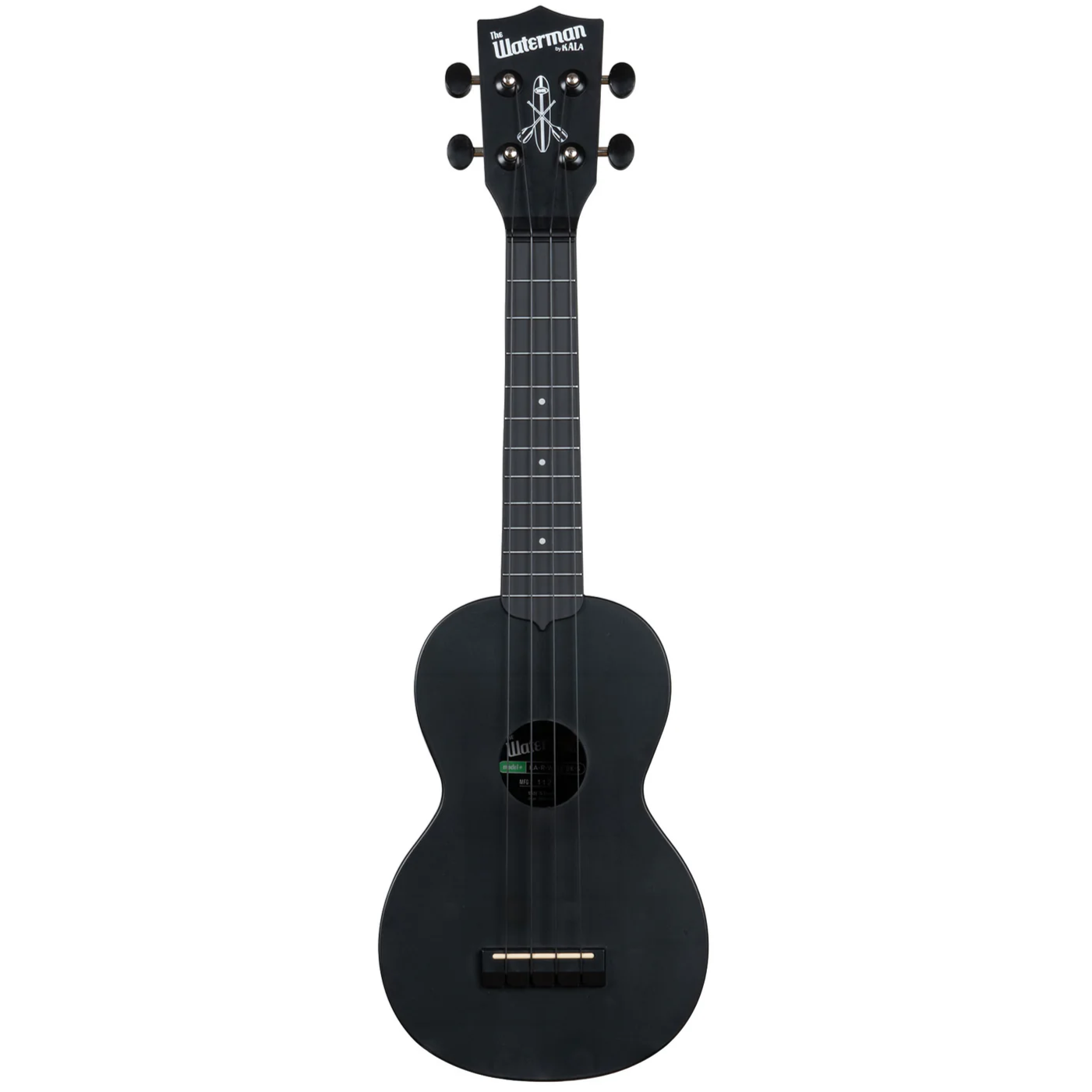 Kala Waterman Soprano Ukulele - Black Sand