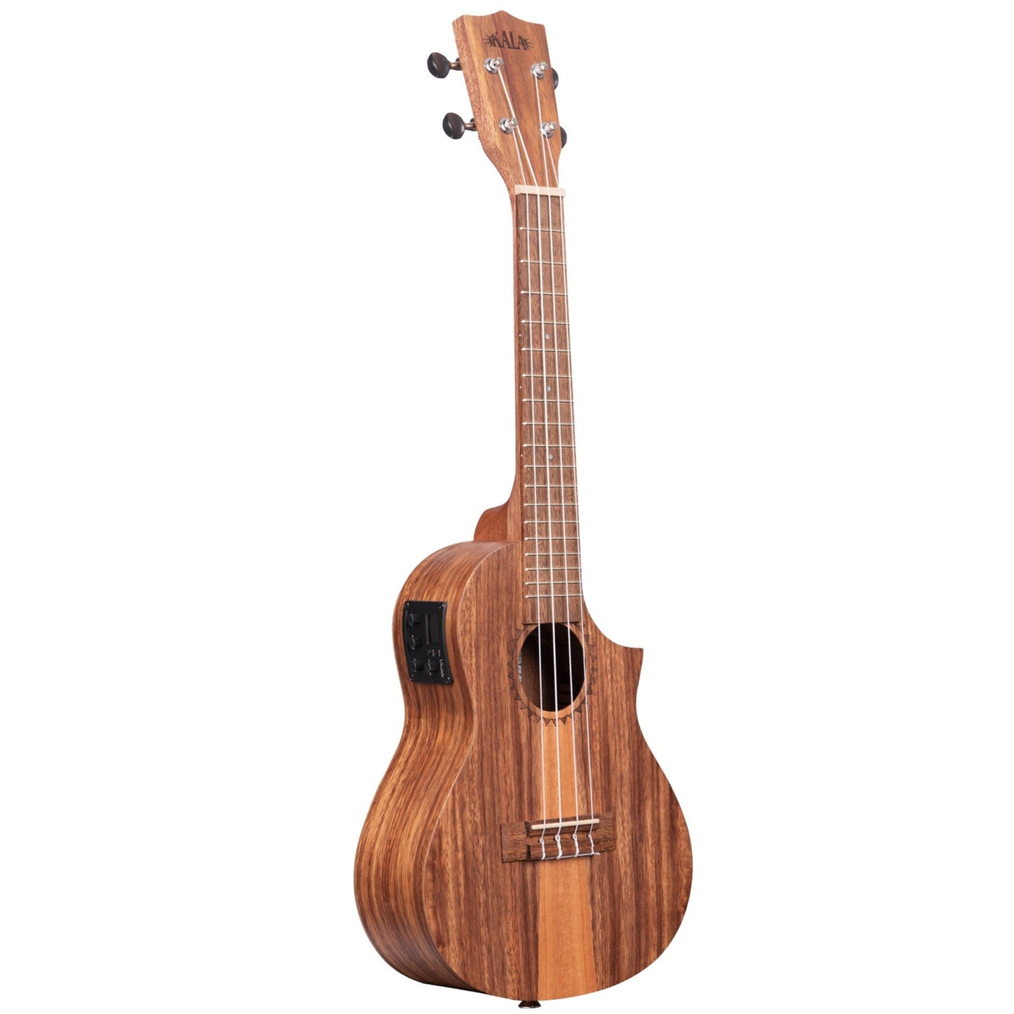 Kala Electro Concert Ukulele Teak Tri-Top With Cutaway & EQ