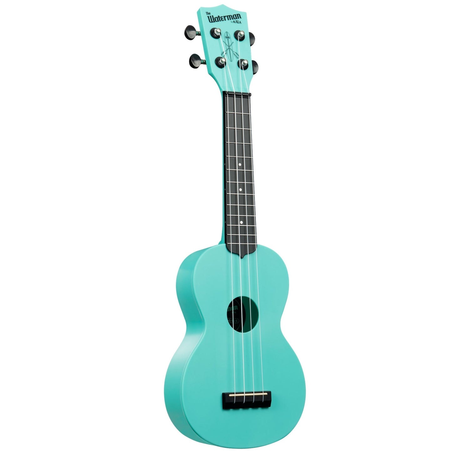Kala Waterman Glow-in-the-Dark Soprano Ukulele - Aqua Mist
