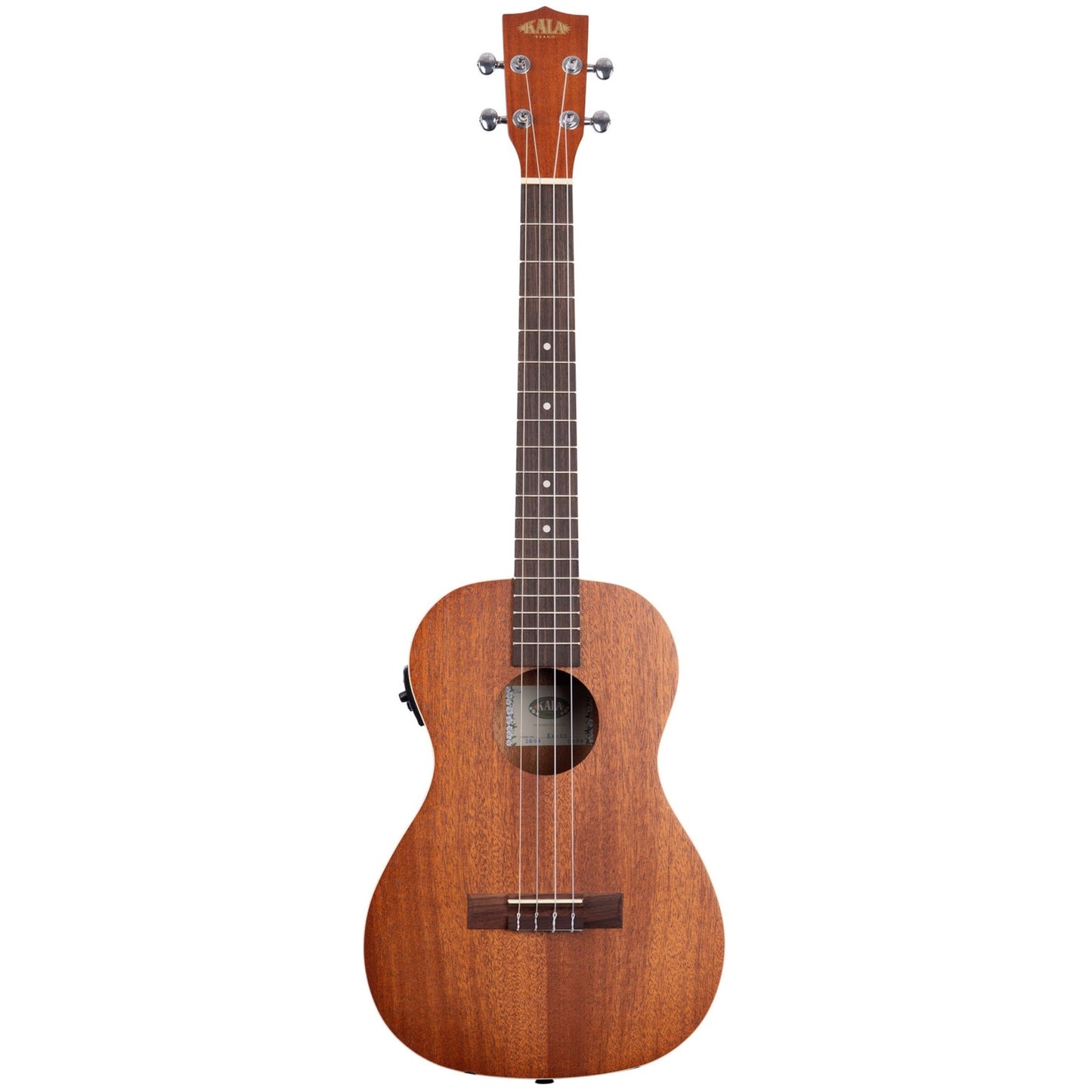 Kala Baritone Electro Acoustic Ukulele - Satin Mahogany