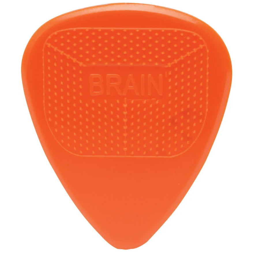 Guitar Plectrum Snarling Dogs Nylon Brain Picks 12 Pack Tin Orange 1.14 mm