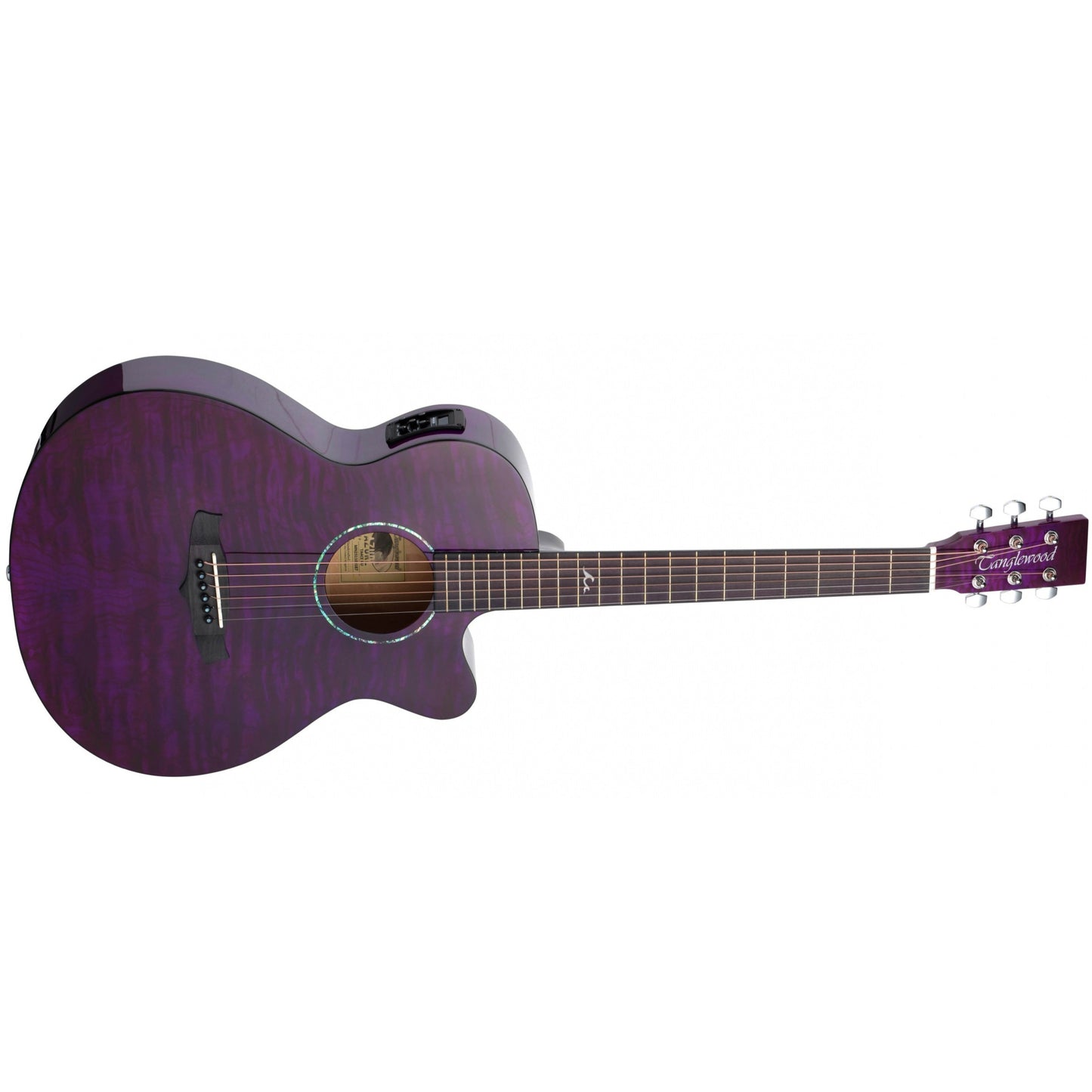 Tanglewood Electro Acoustic Guitar Azure Purple- TA4CEPU