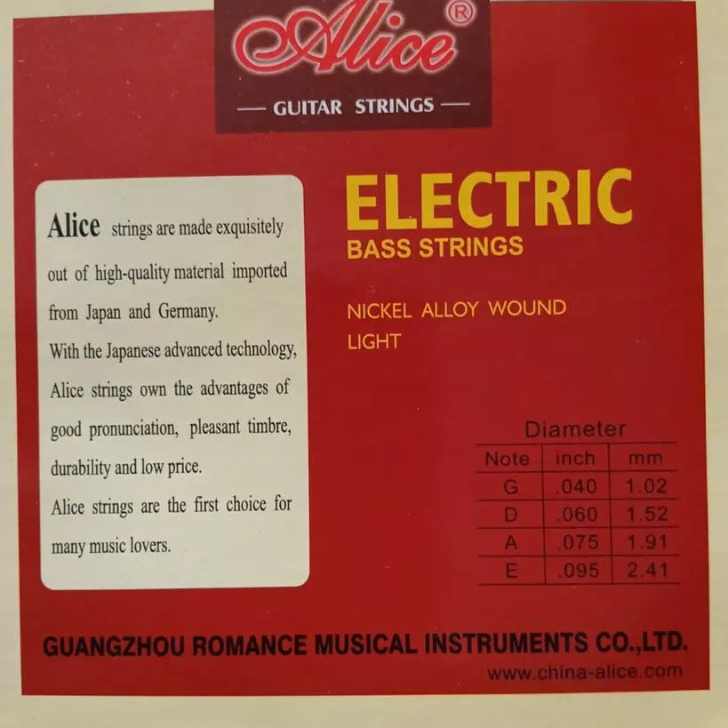 Electric Bass Guitar String Set .040-.095 ALICE