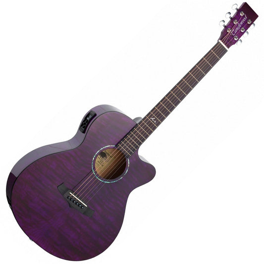 Tanglewood Electro Acoustic Guitar Azure Purple- TA4CEPU
