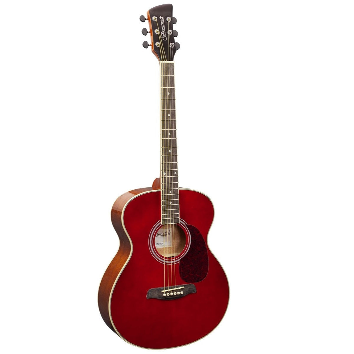 Acoustic Guitar Red Gloss Grand Auditorium - Brunswick BF200R