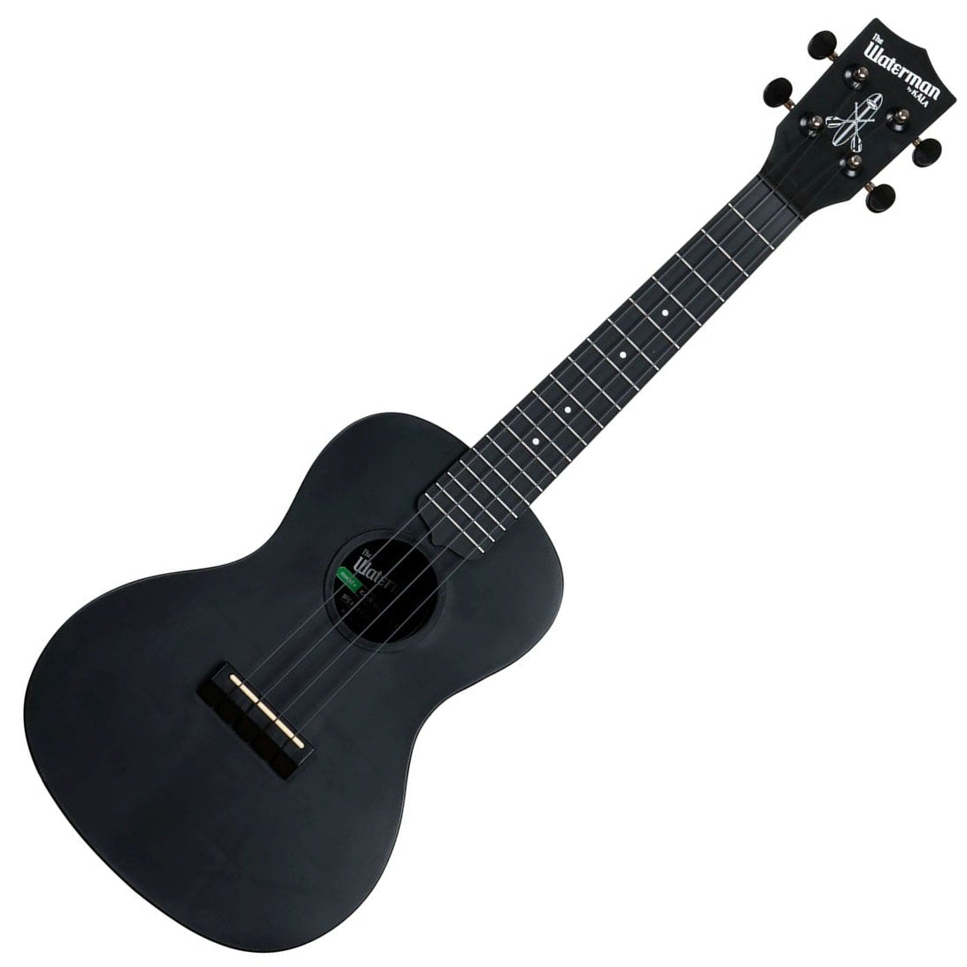 Kala Waterman Concert Ukulele - Black Sand