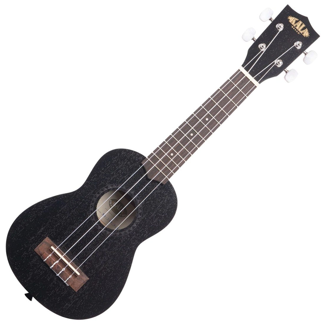 Kala Brand Mahogany Soprano Ukulele - Black Satin
