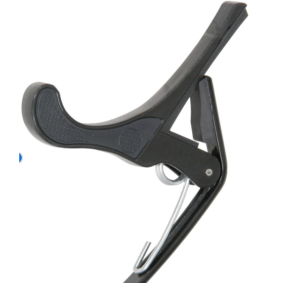 Guitar Trigger Capo Squeeze Quick Release Electric / Acoustic - Black