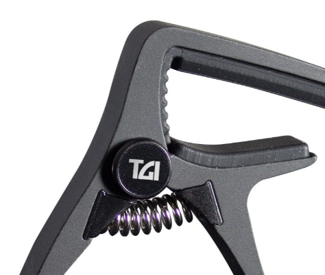 Acoustic Guitar CAPO Trigger Quick Release - Black - TGI TGTC4BK