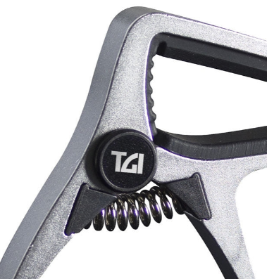 Acoustic Guitar CAPO Trigger Quick Release - Silver - TGI TGTC4SL