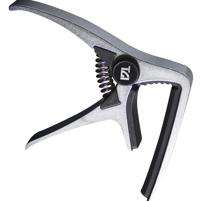 Acoustic Guitar CAPO Trigger Quick Release - Silver - TGI TGTC4SL