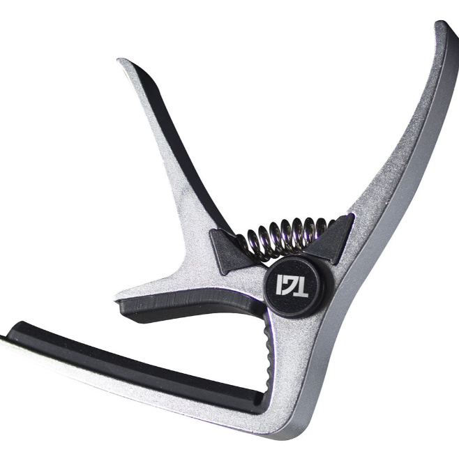 Acoustic Guitar CAPO Trigger Quick Release - Silver - TGI TGTC4SL