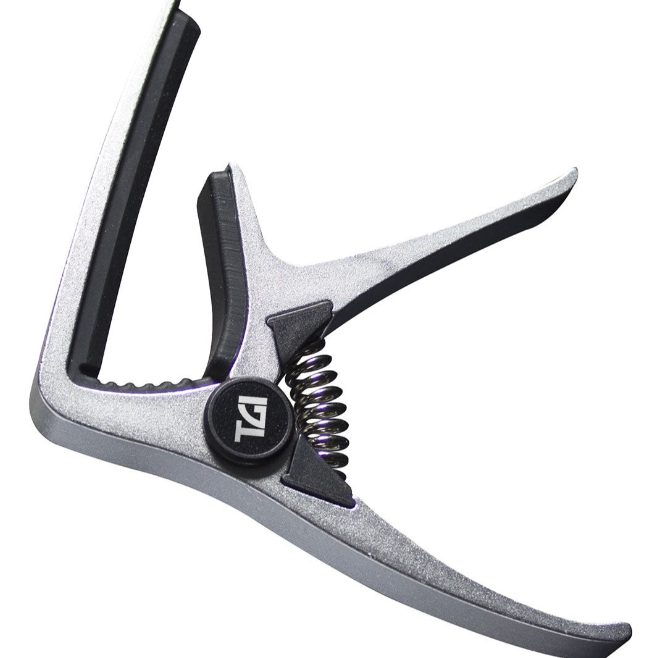 Acoustic Guitar CAPO Trigger Quick Release - Silver - TGI TGTC4SL
