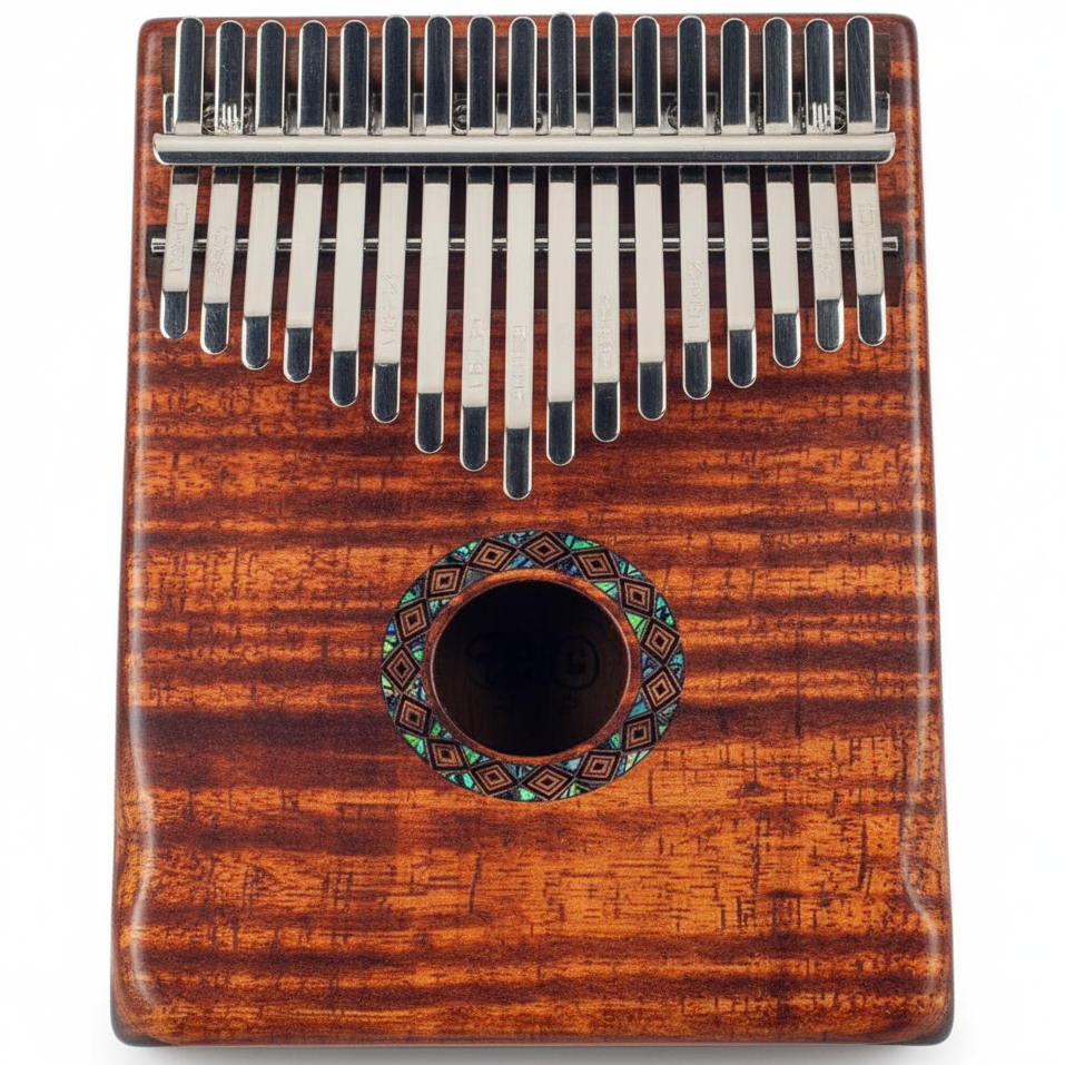 Mahalo Kalimba Koa Design With Carry Case